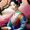 Japanese Lady Diamond Painting