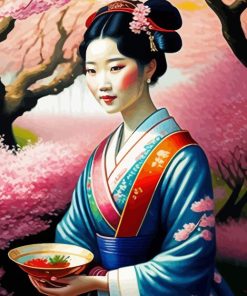 Japanese Lady Diamond Painting