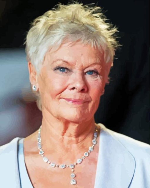 Judi Dench British Actress Diamond Painting