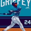 Ken Griffey Jr Poster Diamond Painting