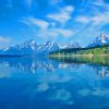 Lake in Grand Teton National Park Diamond Painting