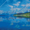 Lake in Grand Teton National Park Diamond Painting