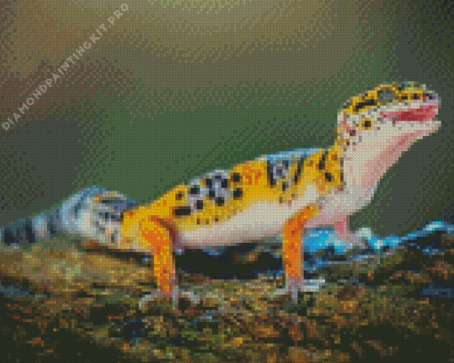 Leopard Western Desert Gecko Diamond Painting