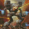 Mechwarrior 5 Game Diamond Painting