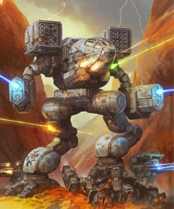 Mechwarrior 5 Game Diamond Painting