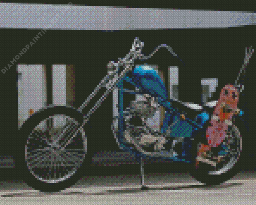 Mini Chopper Motorcycle Diamond Painting