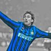 Monochrome Diego Milito Diamond Painting