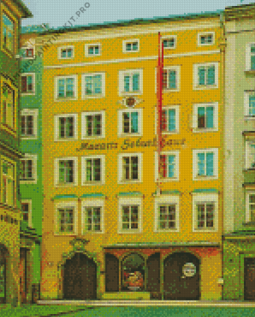 Mozarts Birthplace Salzburg Austria Diamond Painting