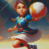 Netball Girl Diamond Painting