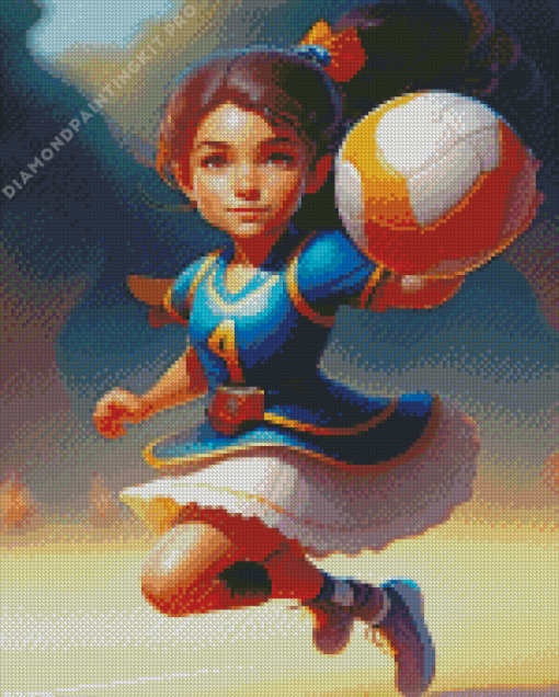 Netball Girl Diamond Painting