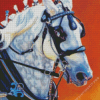 Percheron Horse Diamond Painting