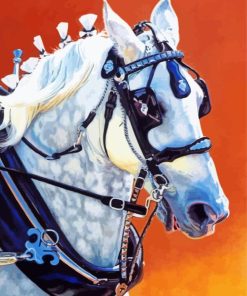 Percheron Horse Diamond Painting