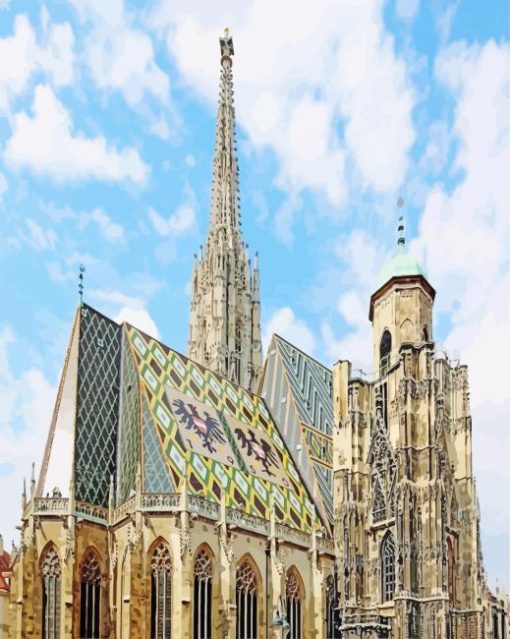 St Stephens Cathedral Austria Diamond Painting