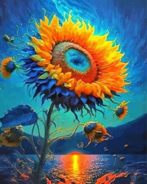 Sunflower Sunset Diamond Painting