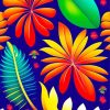 Tropical Flowers Diamond Painting