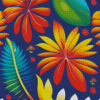 Tropical Flowers Diamond Painting