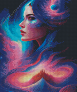 The Universe Spiritual Lady Diamond Painting