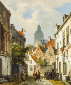 Vintage Dutch Street Diamond Painting