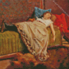 Vintage Sleeping Lady Diamond Painting