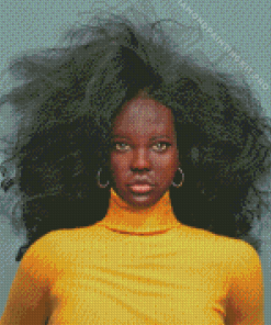 Vogue Model Adut Akech Diamond Painting