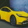 Yellow Prius Diamond Painting