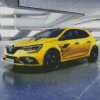 Yellow Renault Megane Sport Diamond Painting