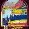 Banff Vintage Poster Diamond Painting