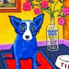 Blue Dog Diamond Painting