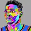 Colorful Russell Westbrook Diamond Painting