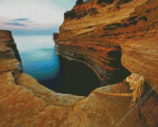 Corfu Sidari Cliffs Diamond Painting