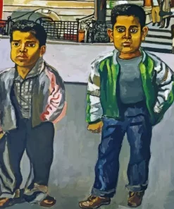 Dominican Boys By Alice Neel Diamond Painting