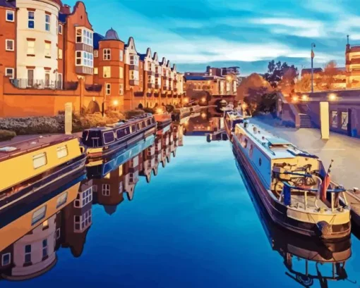 England Birmingham Canal Diamond Painting