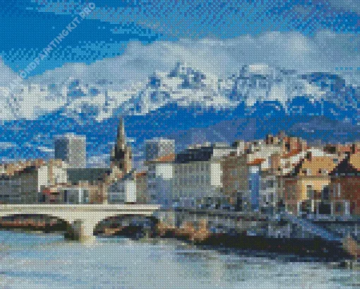 Grenoble City Diamond Painting