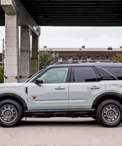 Grey Ford Bronco Car Diamond Painting