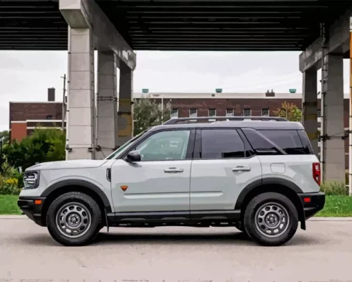 Grey Ford Bronco Car Diamond Painting