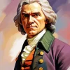 Illustration Thomas Jefferson Diamond Painting