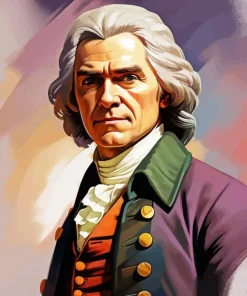 Illustration Thomas Jefferson Diamond Painting