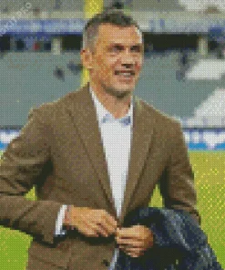 Italian Former Paolo Maldini Diamond Painting