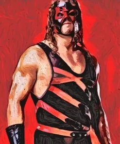 Kane Wrestler WWE Diamond Painting