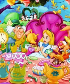 Mad Hatter Party Diamond Painting