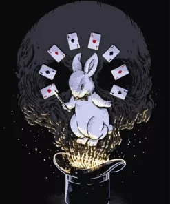 Magician Rabbit Diamond Painting