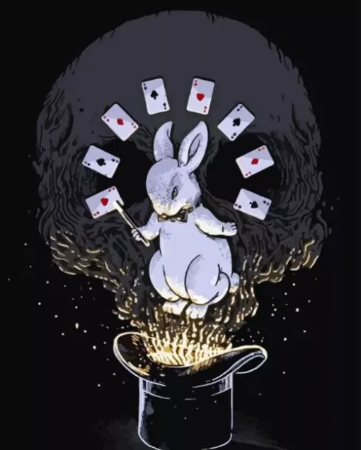 Magician Rabbit Diamond Painting