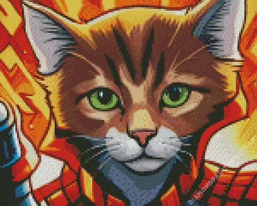 Marvel Cat Diamond Painting