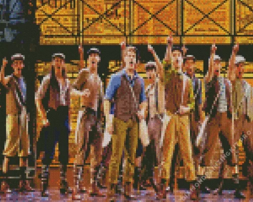 Newsies Characters Diamond Painting