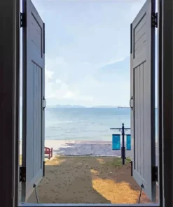 Open Door To Sea Diamond Painting