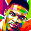 Pop Art Russell Westbrook Diamond Painting