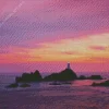 Sunset Over Corbiere Lighthouse Diamond Painting