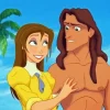 Tarzan And Jane Characters Diamond Painting