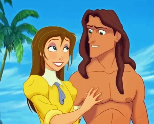 Tarzan And Jane Characters Diamond Painting