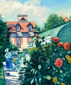 The Garden At Petit Gennevilliers Diamond Painting